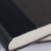 Two-Tone Leather Handcrafted Journal - leather spine - from Blue Sky Papers