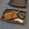 Personalized Leather Catchall - what will you put in your catchall?- by Blue Sky Papers
