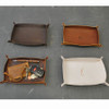 Personalized Leather Catchall - 4 great colors - by Blue Sky Papers
