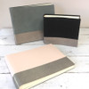Bohemian Chic Book - now in snow leather & blac nubuck - by Blue Sky Papers