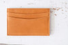 Leather Business Card Holders -  British Tan Leather - Blue Sky Papers