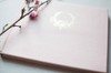 Vintage Wreath Guest Book - Hot stamped with gold foil for long-lasting personalization - by Blue Sky Papers