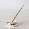 Silver Pen Set & Base - Blue Sky Papers - polished to a high shine
