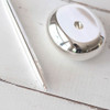 Silver Pen Set with Base and Pen - Blue Sky Papers -