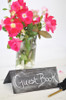 Chalkboard Table Signs - Horizontal