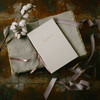Ivory Linen vow book - Blue Sky Papers
