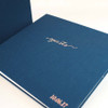 Add an Emblem - Script Guests in Rose Gold on the Classic, Archival Album - by Blue Sky Papers