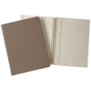 Leather Notebook - Taupe Goatskin Leather - from Blue Sky Papers