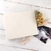 Post-bound Photo Album - Shown in Ivory linen, no photo frame - by Blue Sky Papers
