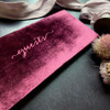 Panoramic Velvet Guestbook - wine velvet- by Blue Sky Papers