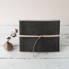 Modern Blush Book- Charcoal Nubuck with contrasting blush tie- by Blue Sky Papers