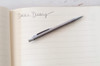 Nickel Click Pen with black ink