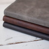 Refillable Leather Journal - Bomber, Rustic, Almost Black(top to bottom) - handmade by Blue Sky Papers