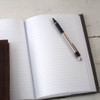 Refillable Leather Journal - Lined Pages - handmade by Blue Sky Papers