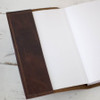Refillable Leather Journal - Firm hold of journal inserts - handmade by Blue Sky Papers