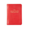 Mini United States Constitution Book - Red leather - Blue Sky Papers