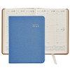 Leather Desk Diary 2021 - Hydrangea Goatskin Leather - from Blue Sky Papers