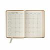 Leather Day Planner 2021 - monthly view - from Blue Sky Papers