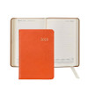 Leather Day Planner 2021 - Orange Goatskin Leather - from Blue Sky Papers