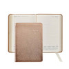 Leather Day Planner 2021 - Metallic Rose Gold Leather - from Blue Sky Papers