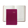 Leather Day Planner 2026 - Azalea Goatskin Leather - Blue Sky Papers
