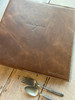 Leather Recipe Binder - script personalization  - Blue Sky Papers