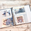 Clear Sleeve Refills - 5x7 sleeves, 2 images, cards or postcards on a side/4 per sheet -Blue Sky Papers
