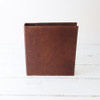 Natural Leather Binder - rustic leather color varies - Blue Sky Papers