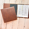 Natural Leather Binder - holds your presentation material, work, art, recipes, you name it! - from Blue Sky Papers