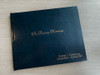 Personalized In Loving Memory Memorial Sign-in Book - Navy Bonded Leather
