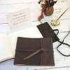 Leather Rustic Guest Book - Great guest book for all occasions - by Blue Sky Papers