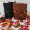 Olive Branch Journal - Olive in Black leather, Maple in Brown leather - from Blue Sky Papers