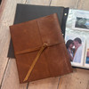 Leather Photo Portfolio - holds 4x6 images- Blue Sky Papers
