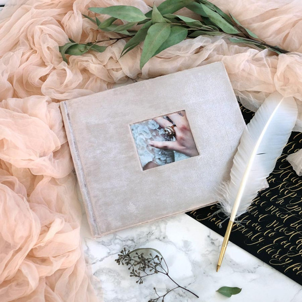 Velvet Wedding Guest Book - Stylish & Classic - by Blue Sky Papers Velvet Wedding Guest Book - Stylish & Classic - by Blue Sky Papers