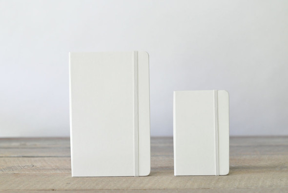 White Blank Moleskine Notebooks White Blank Moleskine Notebooks