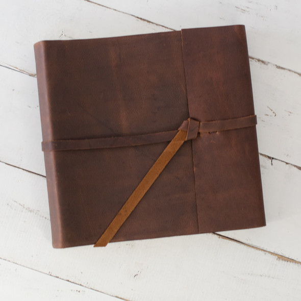 Leather Rustic Album - 12x12 paper page album - by Blue Sky Papers Leather Rustic Album - 12x12 paper page album - by Blue Sky Papers