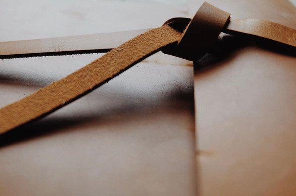 Leather Rustic Album - Saddle Leather - by Blue Sky Papers Leather Rustic Album - Saddle Leather - by Blue Sky Papers