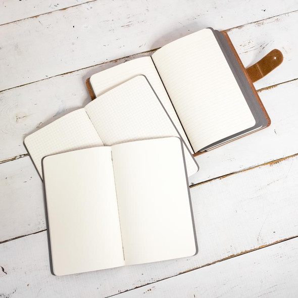 Moleskine Cahier Journals - Set of 3 notebooks , 1 of each: lined, blank, squared- from Blue Sky Papers Moleskine Cahier Journals - Set of 3 notebooks , 1 of each: lined, blank, squared- from Blue Sky Papers