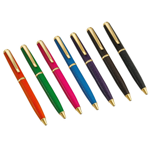 Leather Ballpoint Pens - Available colors in Drop Down - Blue Sky Papers