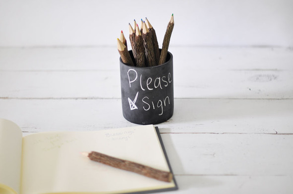Chalkboard Vase Chalkboard Vase