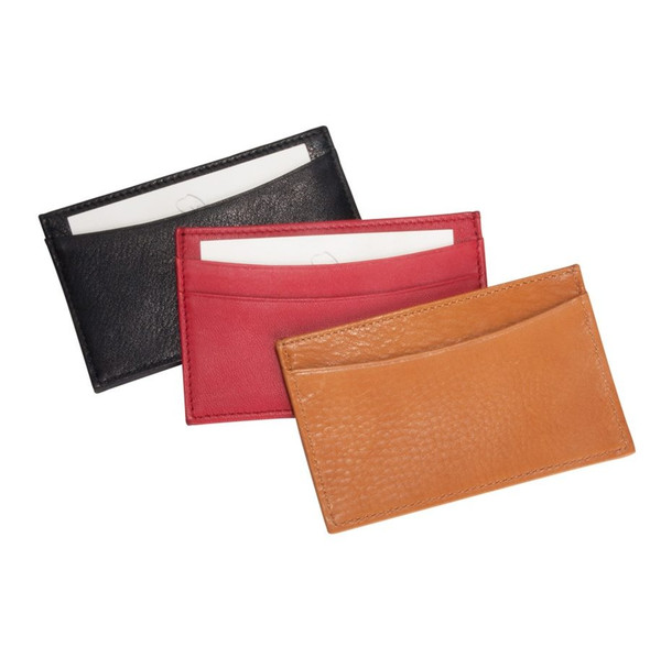 Leather Business Card Holders - Black, Red, British Tan - Blue Sky Papers Leather Business Card Holders - Black, Red, British Tan - Blue Sky Papers
