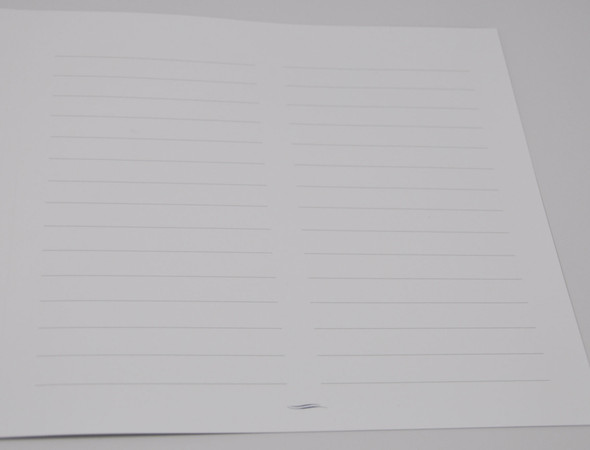 Horizontal lined pages - 2 columns of lines Horizontal lined pages - 2 columns of lines