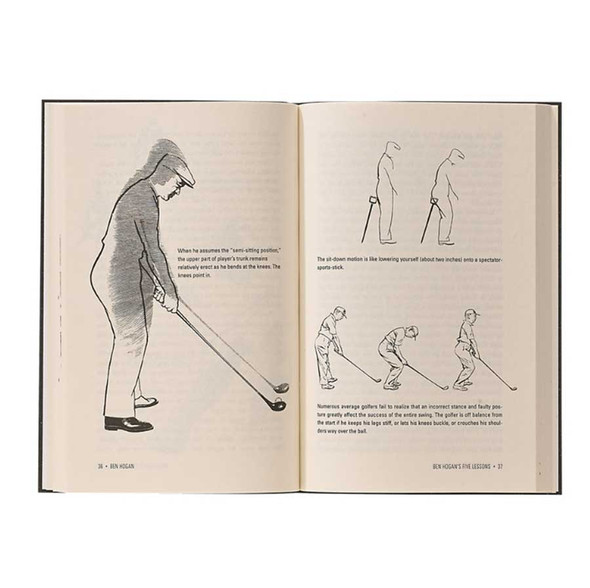 Ben Hogan's Five Lessons- The Modern Fundamentals of Golf- Helpful step-by-step illustrations- from Blue Sky Papers Ben Hogan's Five Lessons- The Modern Fundamentals of Golf- Helpful step-by-step illustrations- from Blue Sky Papers