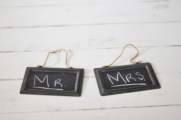 Zinc Hanging Framed Chalkboards - Small Zinc Hanging Framed Chalkboards - Small