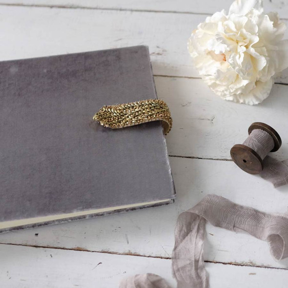 Vintage Velvet Custom Book - Gray velvet; velvet is luminous and looks lighter or darker depending on the angle- by Blue Sky Papers Vintage Velvet Custom Book - Gray velvet; velvet is luminous and looks lighter or darker depending on the angle- by Blue Sky Papers