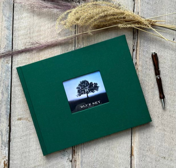Guest Book with Photo Frame Cover Guest Book with Photo Frame Cover