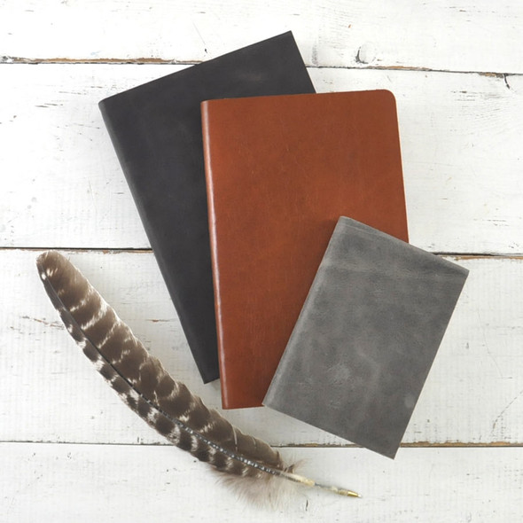 Soft Leather Journals - soft bound leather journals in many colors - handmade by Blue Sky Papers Soft Leather Journals - soft bound leather journals in many colors - handmade by Blue Sky Papers