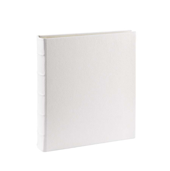 Clear Pocket Leather Photo Album - White - from Blue Sky Papers Clear Pocket Leather Photo Album - White - from Blue Sky Papers