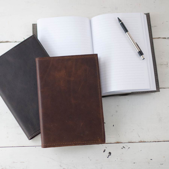 Refillable Leather Journal - handmade by Blue Sky Papers Refillable Leather Journal - handmade by Blue Sky Papers
