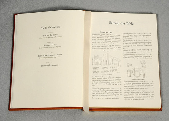 Leather Entertaining Book Leather Entertaining Book